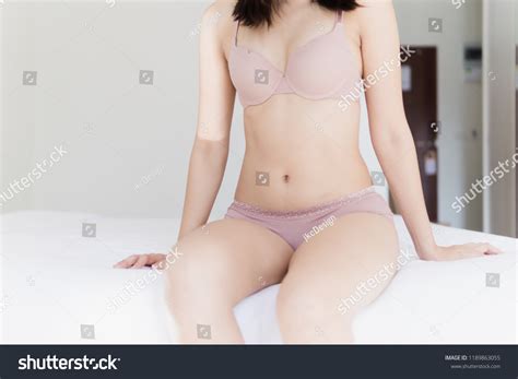 Sexy Beautiful Girl Pink Lingerie On Stock Photo 1189863055 Shutterstock