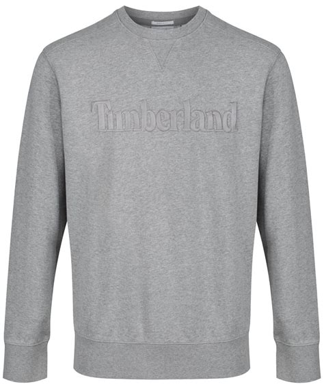 Mens Timberland Exeter River Logo Embroidery Crew Sweater