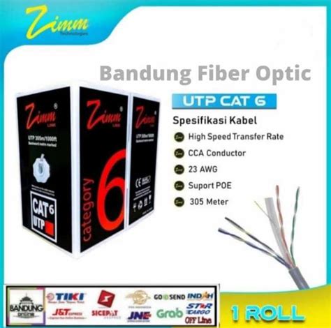 Kabel LAN Spectra UTP Cat6 Ecer Meteran Lazada Indonesia