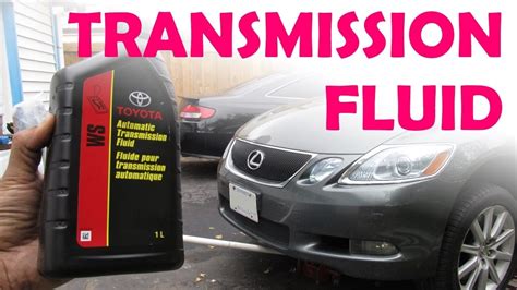 Toyota Lexus Sealed Ws Transmission Fluid Change Youtube