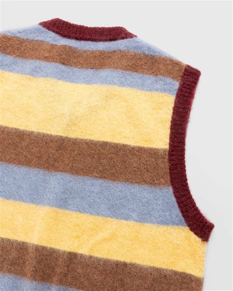 Highsnobiety Alpaca Gradient Sweater Vest Yellow Red Highsnobiety Shop