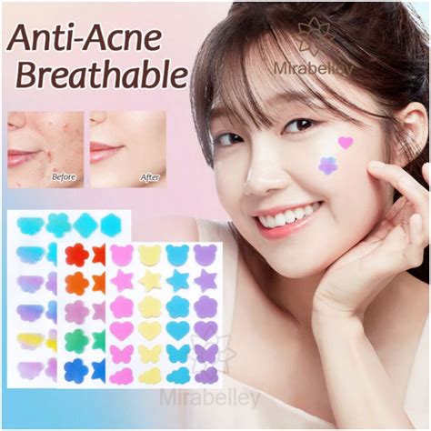 Jual Ready Makassar Acne Patch Lucu Bentuk Hati Bintang Sticker