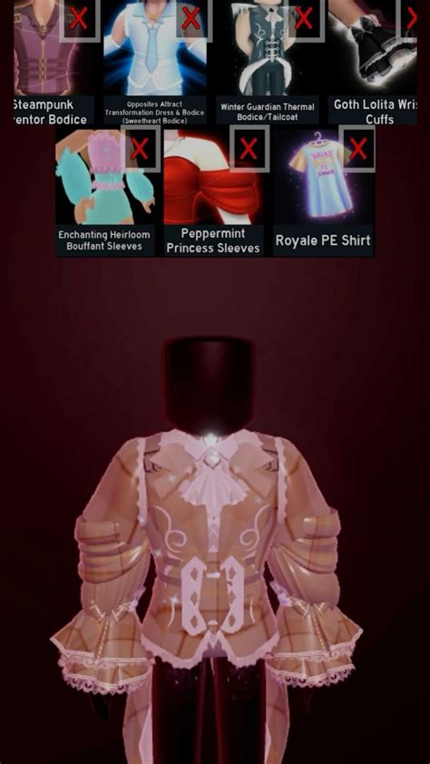 Royale High Masc Corset And Sleeve Combo Royal High Roblox Outfits Boy