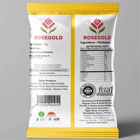 Indian Gram Flour 1kg Rosegold Besan Packaging Type Packet At Rs 140