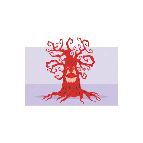 premium vector  tree  scary