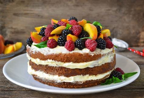 30 Naked Cakes Para Darle Un Toque Natural A La Torta De Casamiento