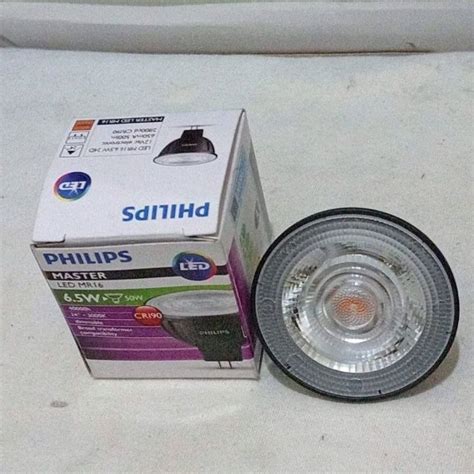 Jual Lampu Philips Master Dimmable 12v Mr16 Cob 6 5w Tusuk Lampu