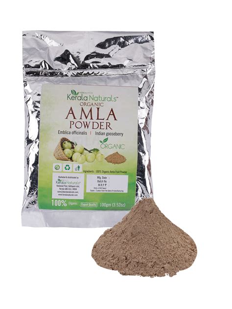 Organic Amla Powder 100 Gm Kerala Naturals