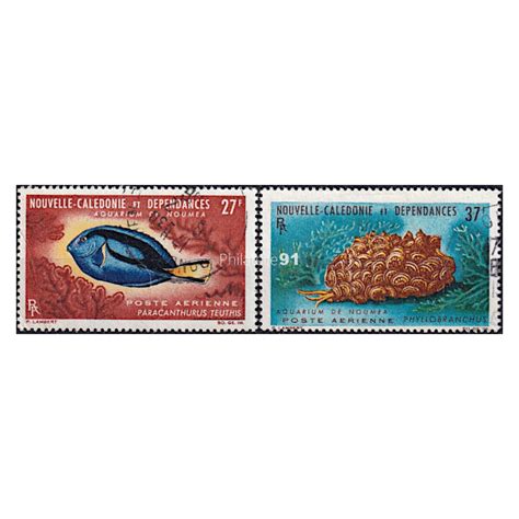 Nouvelle Calédonie PA n 77 à 78 oblitérés Timbres Dom Tom