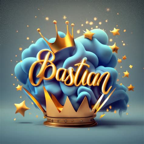 IMAGENES CON NOMBRES 3D BASTIAN Imágenes para Peques