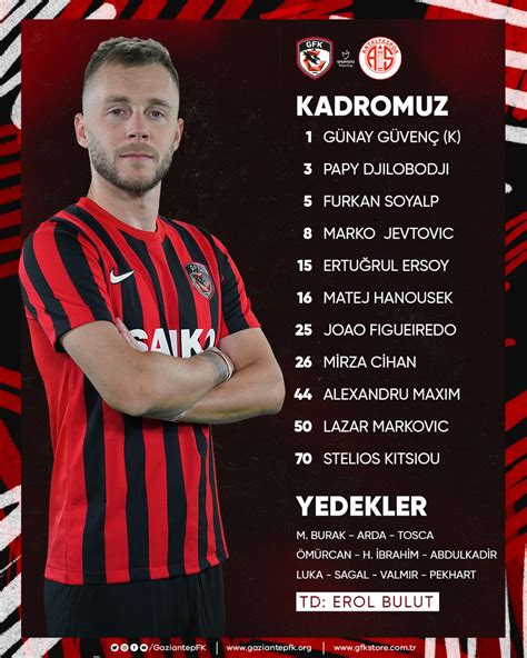 Trt Spor On Twitter Gaziantep Fk Fraport Tav Antalyaspor