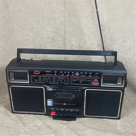 Vintage Ge 3 5452a Boombox Tape Am Fm Stereo Cassette Recorder Etsy