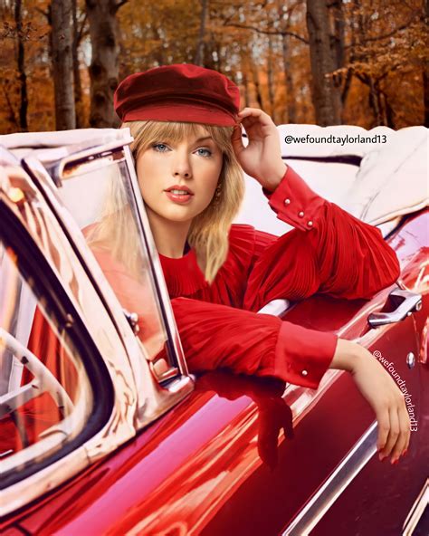 RED Taylor's version fan-made photoshoot edit by ME! 😂 ️ : TaylorSwift