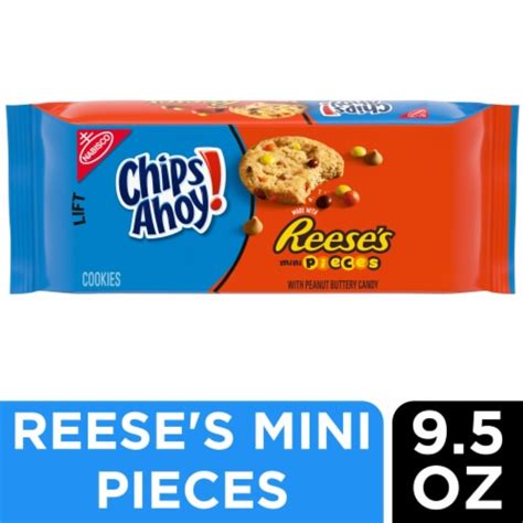 CHIPS AHOY! Reese's Mini Pieces Chocolate Chip Cookies, 9.5 oz - Fred Meyer