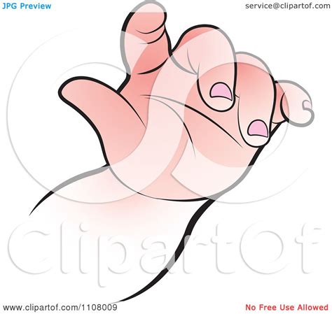 Clipart Caucasian Baby Hand - Royalty Free Vector Illustration by Lal Perera #1108009