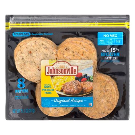 Save On Johnsonville Fully Cooked Original Pork Breakfast Sausage