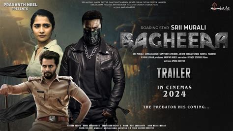 Bagheera Hindi Trailer Srii Murali Dr Suri Prashanth Neel