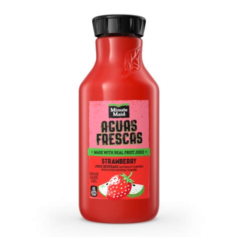 Minute Maid Aguas Frescas Naturally Flavored Strawberry Juice Drink 52