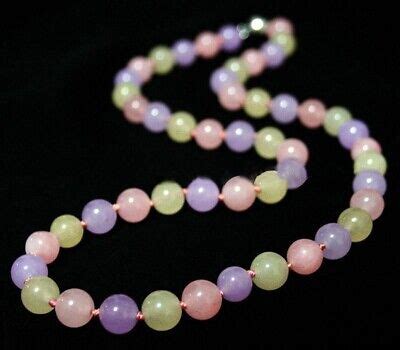 Pretty 6 8 10 12mm Natural Multi Color Jade Gemstone Round Beads