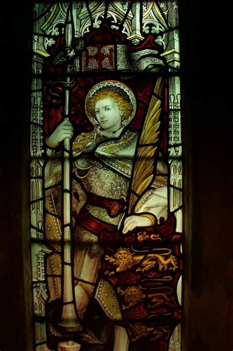 St George The Stained Glass Windows At Mucklestone Church  Flickr