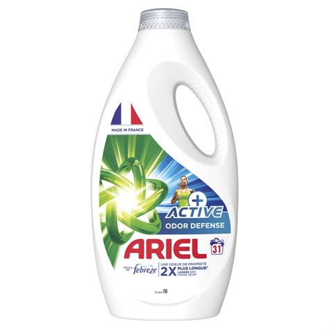 Ariel Vloeibaar Wasmiddel Actieve Odor Defense Wasbeurten Ml