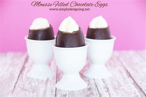 Mousse Filled Chocolate Easter Eggs