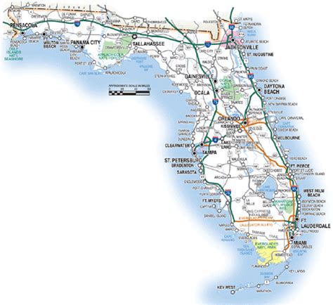Printable High Resolution Printable Map Of Florida Counties
