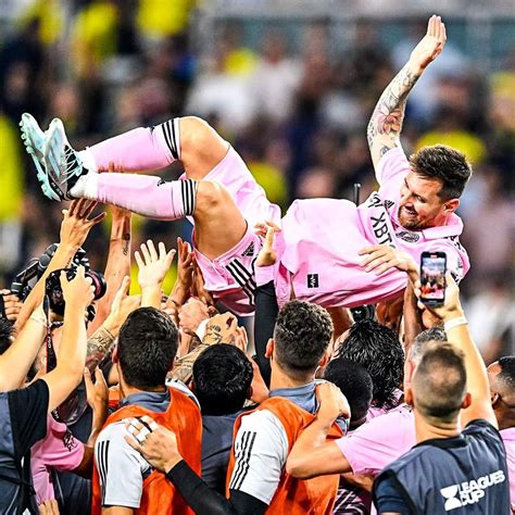 Messi Wins Record Th Trophy As Inter Miami Lift League Cup Photos