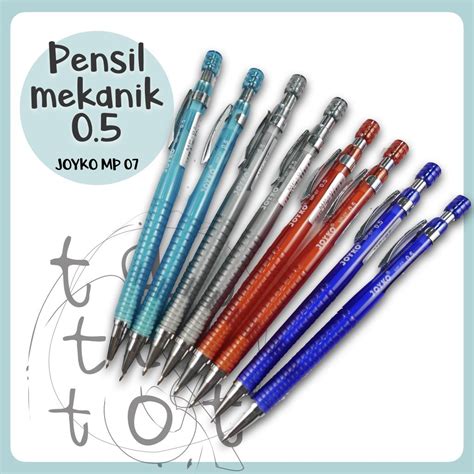 Jual PENSIL PINSIL MEKANIK CETEK JOYKO MP 07 MECHANICAL PENCIL