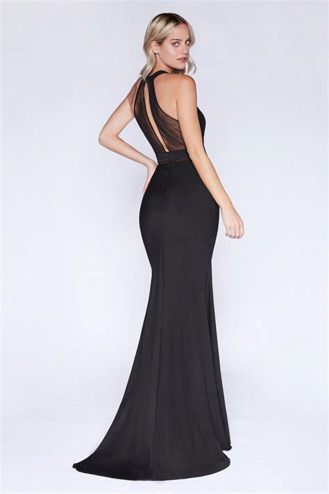 Black Cinderella Divine Cf088 Sexy Long Fitted Long Formal Dress For