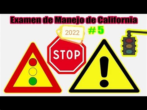 Examen De Manajo De California DMV 2022 5 EXAMEN DE MANEJO