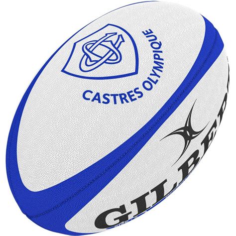 Ballon Rugby Replica Castres Olympique Taille 5 Gilbert