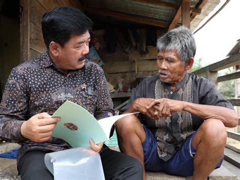 Foto Jadi Menteri Pertama Yang Hadir Di Muratara Hadi Tjahjanto