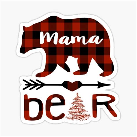 Mama Bear Sticker For Sale By Hoanglong 10 Redbubble