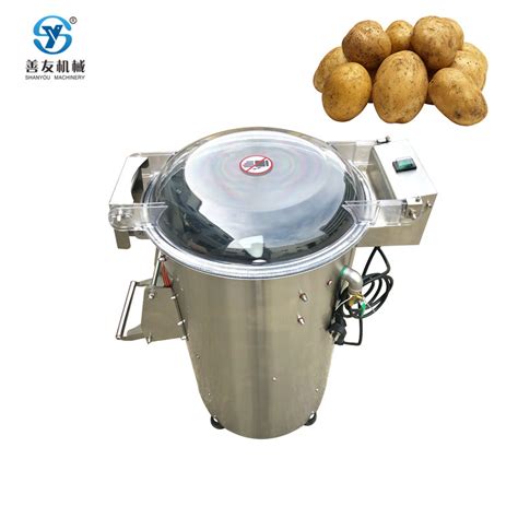 Industrial Sweet Potato Cleaning Machine Taro Potato Washing Peeling