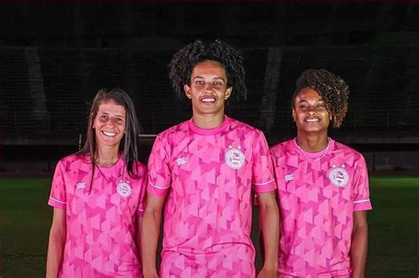 EC Bahia lança camisa para o Outubro Rosa 2023 MDF