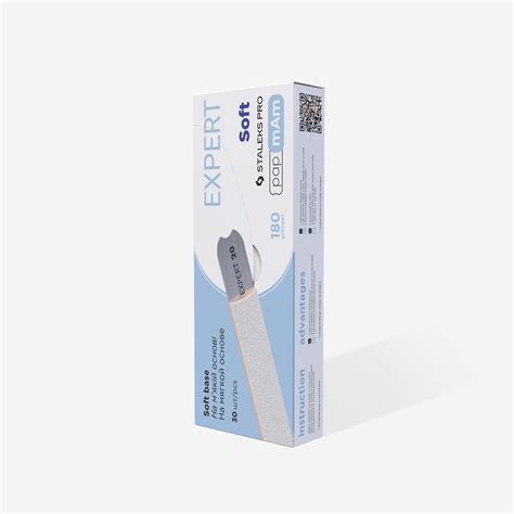 White Disposable PapmAm Files For Straight Nail File Soft Base