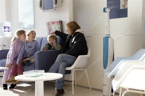 Dentist's waiting room - Stock Image - M780/0370 - Science Photo Library