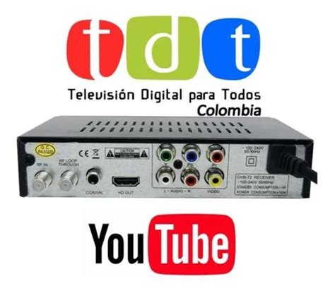 Decodificador Tdt Con Antena Control Y Cables Luegopago