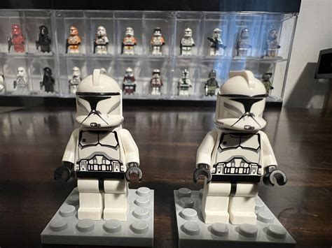 Two Rare Lego Misprint Phase 1 Clone Trooper Minifigure Misprint 2