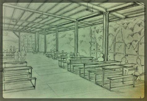 Canteen Drawing at PaintingValley.com | Explore collection of Canteen ...