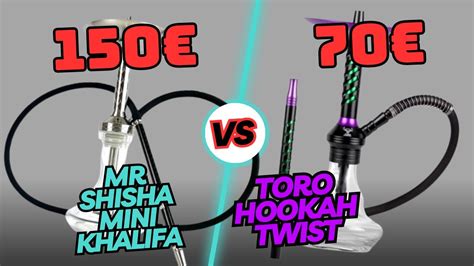 Shisha Barata Vs Cara Mr Shisha Mini Khalifa Vs Toro Hookah Youtube