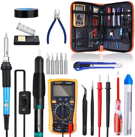 Soldering Iron Kit 60W 220V110V Welding Tool Adjustable Temperature