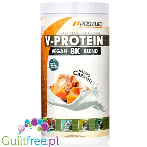 Pro Fuel V Protein 8K Salted Caramel 750g Vegan Protein Powder