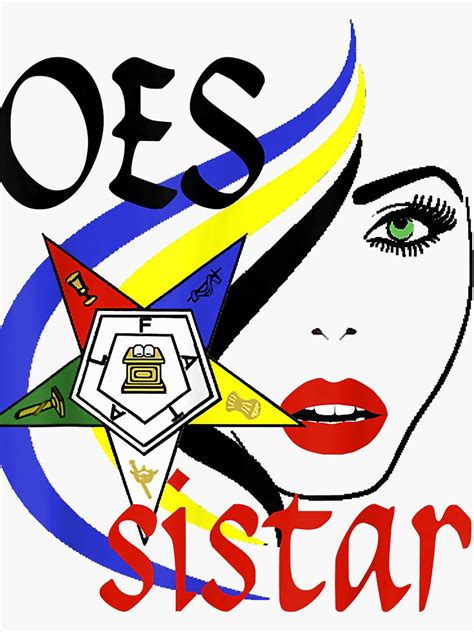 Order Of The Eastern Star Oes Ring Sisterhood Sistar Diva Sticker