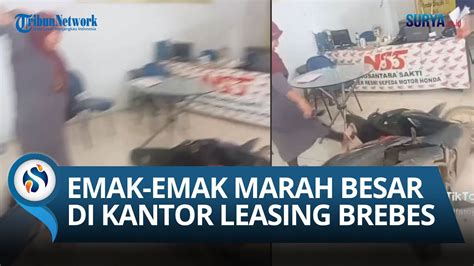 Viral Emak Emak Marah Hingga Rusak Motor Dipersulit Untuk Lunasi