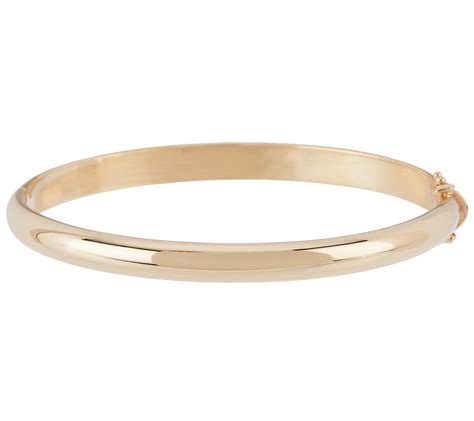 14k Gold Solid 14 Oval Hinged Bangle Bracelet 303g 342g