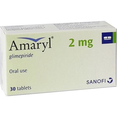 Amaryl 2 Mg 30 Tablet Order Now Vezeeta Pharmacy
