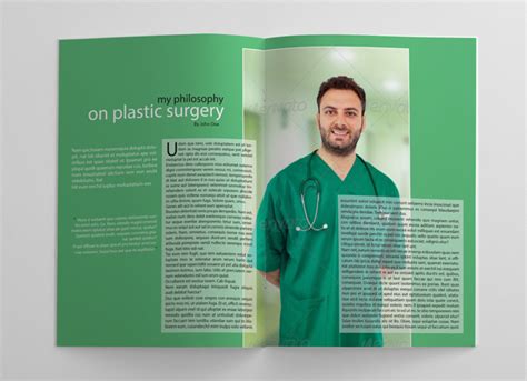 Health And Medical Magazine Template Graphicriver Print Templates