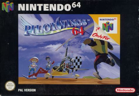 Pilotwings 64 1996 Nintendo 64 Box Cover Art Mobygames